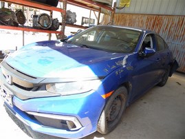 2019 Honda Civic LX Blue Sedan 2.0L AT #A24905